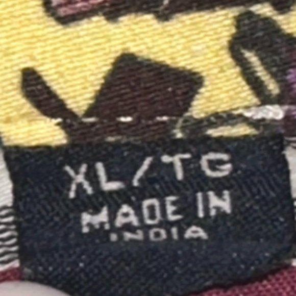 Robert Graham Red White Black Striped Cotton Button Down Dress Shirt Size XL - Picture 5 of 9